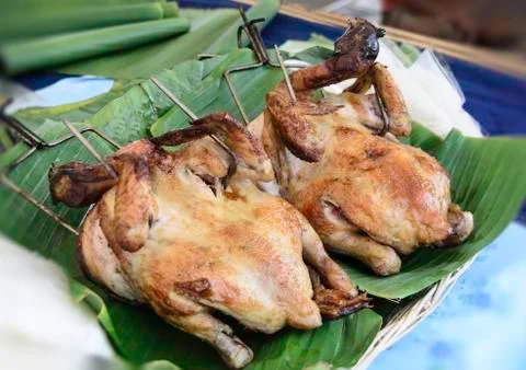 Grilled chicken Stock Photos