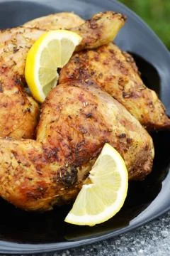 Grilled chicken Stock Photos