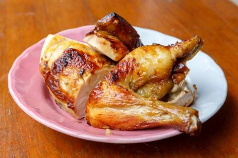 Grilled chicken Stock Photos