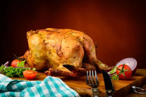 Grilled chicken Stock Photos