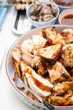 Grilled chicken Stock Photos