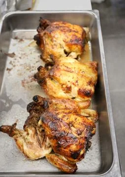 Grilled chicken Stock Photos