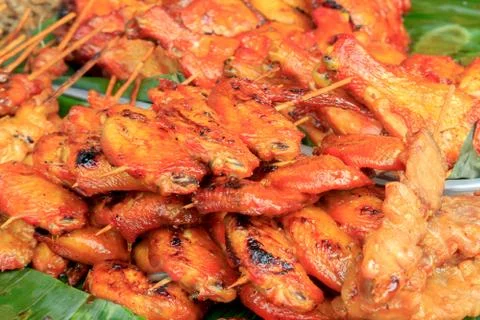 Grilled chicken Stock Photos