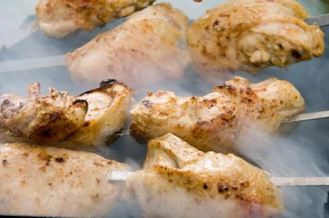 Grilled chicken Stock Photos