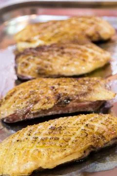 Grilled chicken Stock Photos