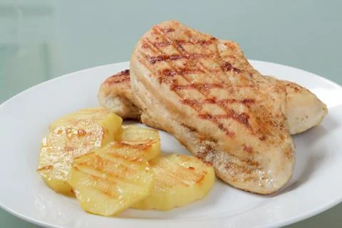 Grilled chicken Stock Photos