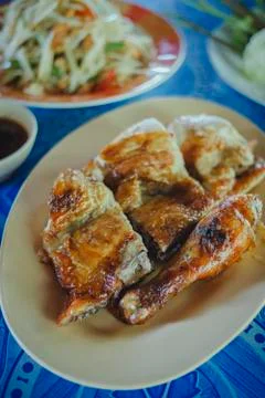 Grilled chicken 写真素材