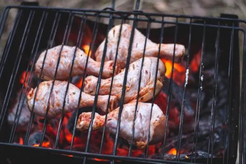 Grilled chicken Stock Photos