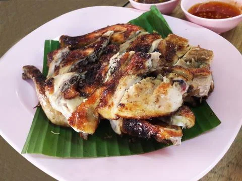 Grilled chicken 스톡 사진