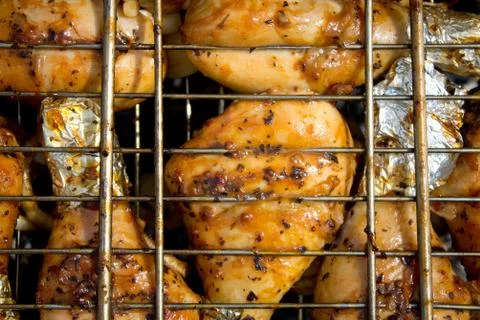 Grilled chicken Stock Photos