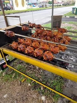 Grilled chicken Stock Photos