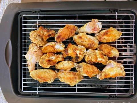 Grilled chicken, selective focus. Stock Photos