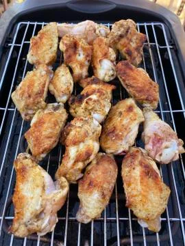Grilled chicken, selective focus. Stock Photos