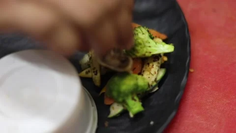 Grilled Chicken Stuffed Stock Footage 133102576