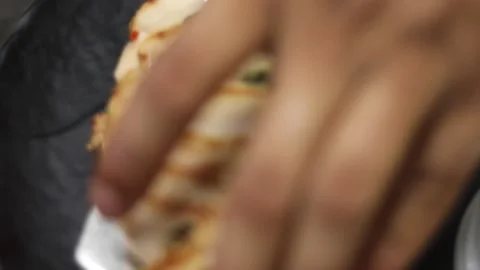 Grilled Chicken Stuffed Stock Footage 133102581