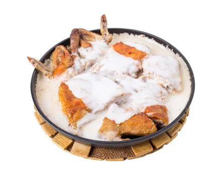 Grilled chicken thighs. Stock Photos