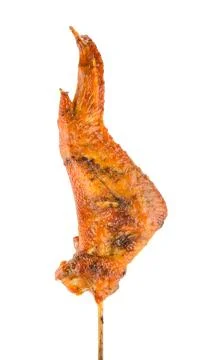 Grilled chicken wings. Stock Photos