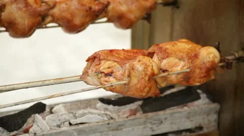 Grilled Chicken2 Stock Footage 10736717