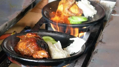 Grilled chili sauce Stock Footage 309059448