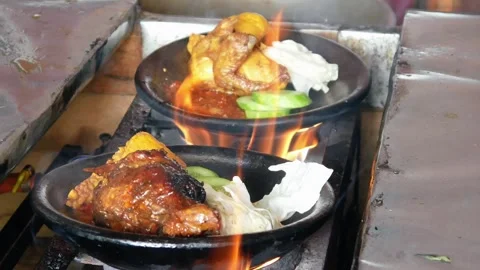 Grilled chili sauce Stock Footage 309059453