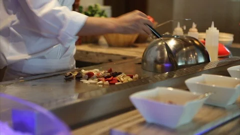 Grilled Cooking Stock Footage 126892083