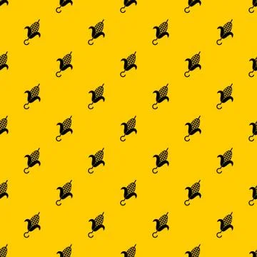 Grilled corn cob pattern vector Stockillustratie