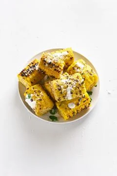 Grilled corn on cob Stock Photos
