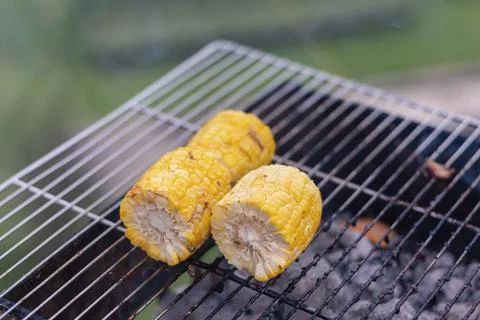 Grilled corn Stock Photos