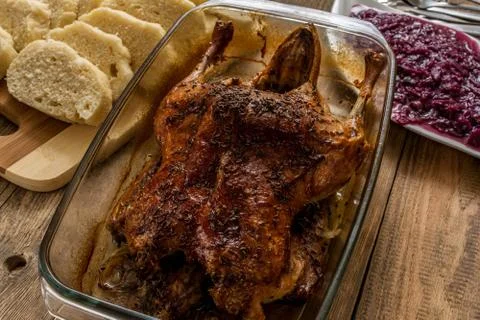 Grilled duck Stock Photos