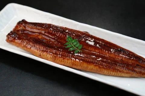 Grilled eel Stock Photos