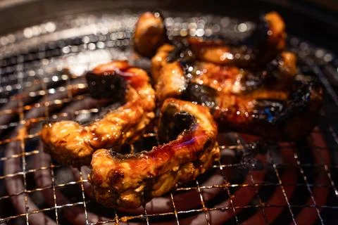 Grilled Eel Stock Photos