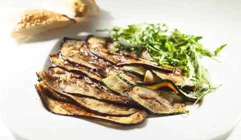 Grilled Eggplant Foto stock