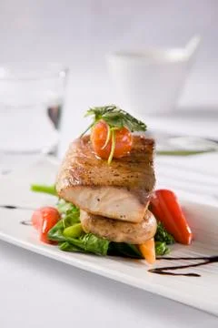 Grilled fish Foto stock