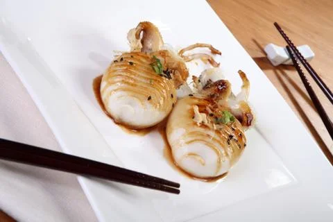 Grilled fish Foto stock