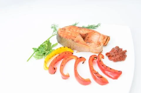 Grilled fish Stock Photos