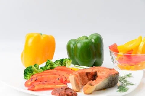 Grilled fish Stock Photos