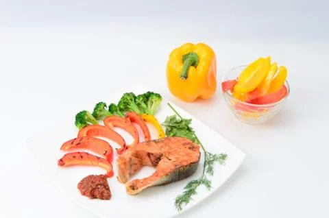 Grilled fish Stock Photos