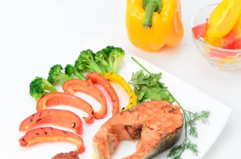 Grilled fish Stock Photos