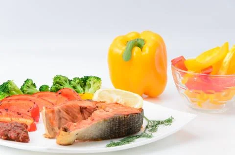 Grilled fish Stock-Fotos