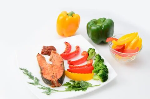 Grilled fish Stock Photos