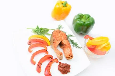 Grilled fish Stock Photos