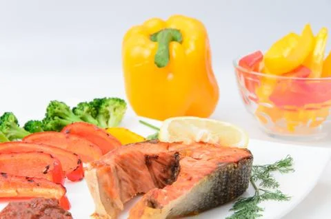 Grilled fish Stock-Fotos