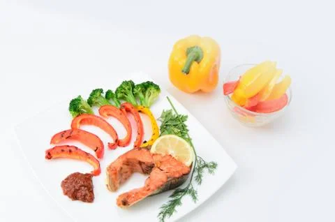 Grilled fish Stock Photos