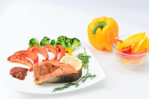 Grilled fish Stock-Fotos