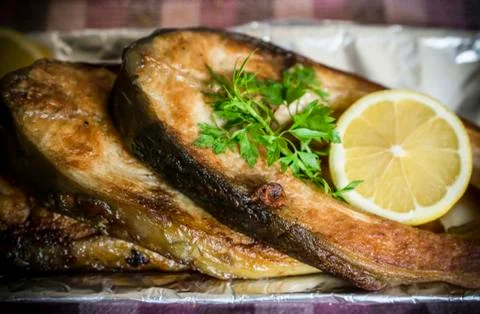 Grilled Fish Stock Photos