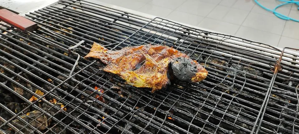 Grilled fish Stock Photos
