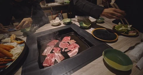 Grilled food Video stock 113860349