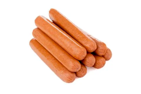 Grilled hotdogs Stock Photos