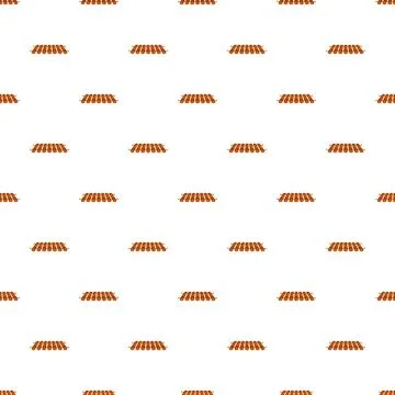 Grilled kebab skewers seamless pattern background Stock Illustration