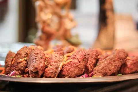 Grilled Kofta Stock Photos